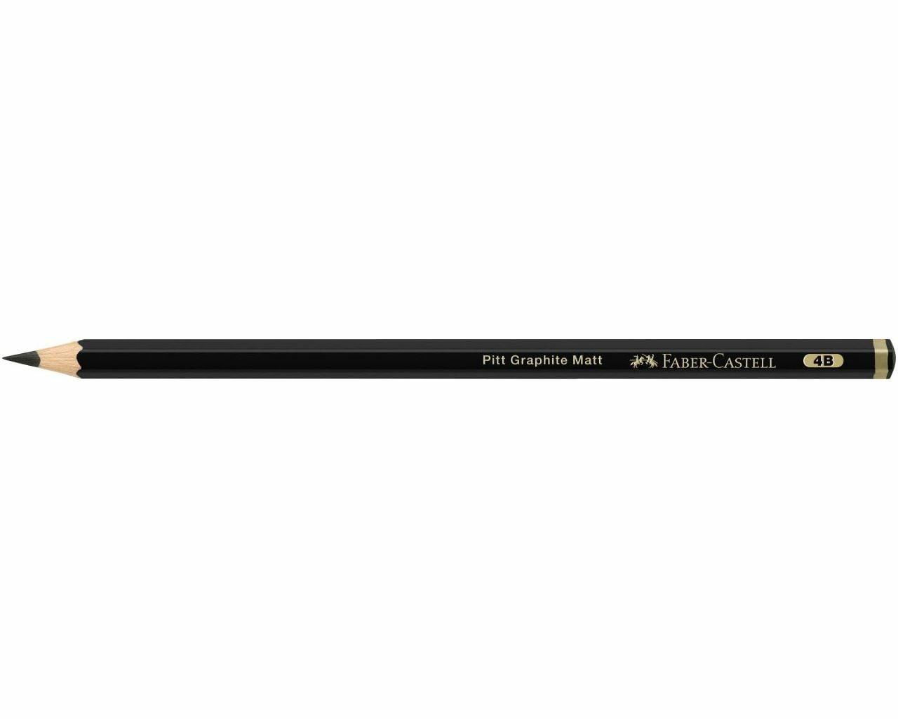 FABER-CASTELL potlood Pitt Grafiet Mat 4B 12st-1