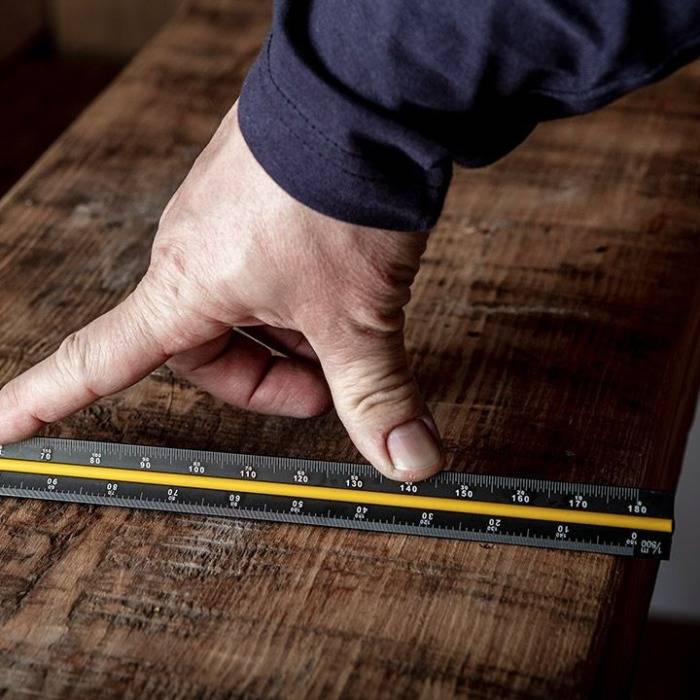 Neo-Tools Schaalstok Driehoek (30cm)-6