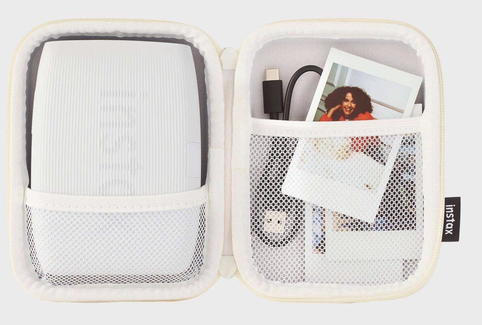 Fujifilm hoesje voor Instax mini Link 3, zachtroze-1