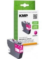 KMP-cartridge Brother MFC-J5340DW LC422XLM magenta 1500S. 20ml gereviseerd-0