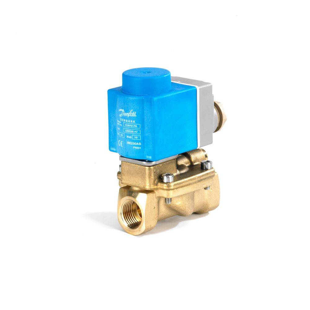 DANFOSS 032U7115 Magneetklep; G 1/2"; messing; EPDM; EV220B; Klep: 2/2 NC; 0÷16bar - 1 stuk-1