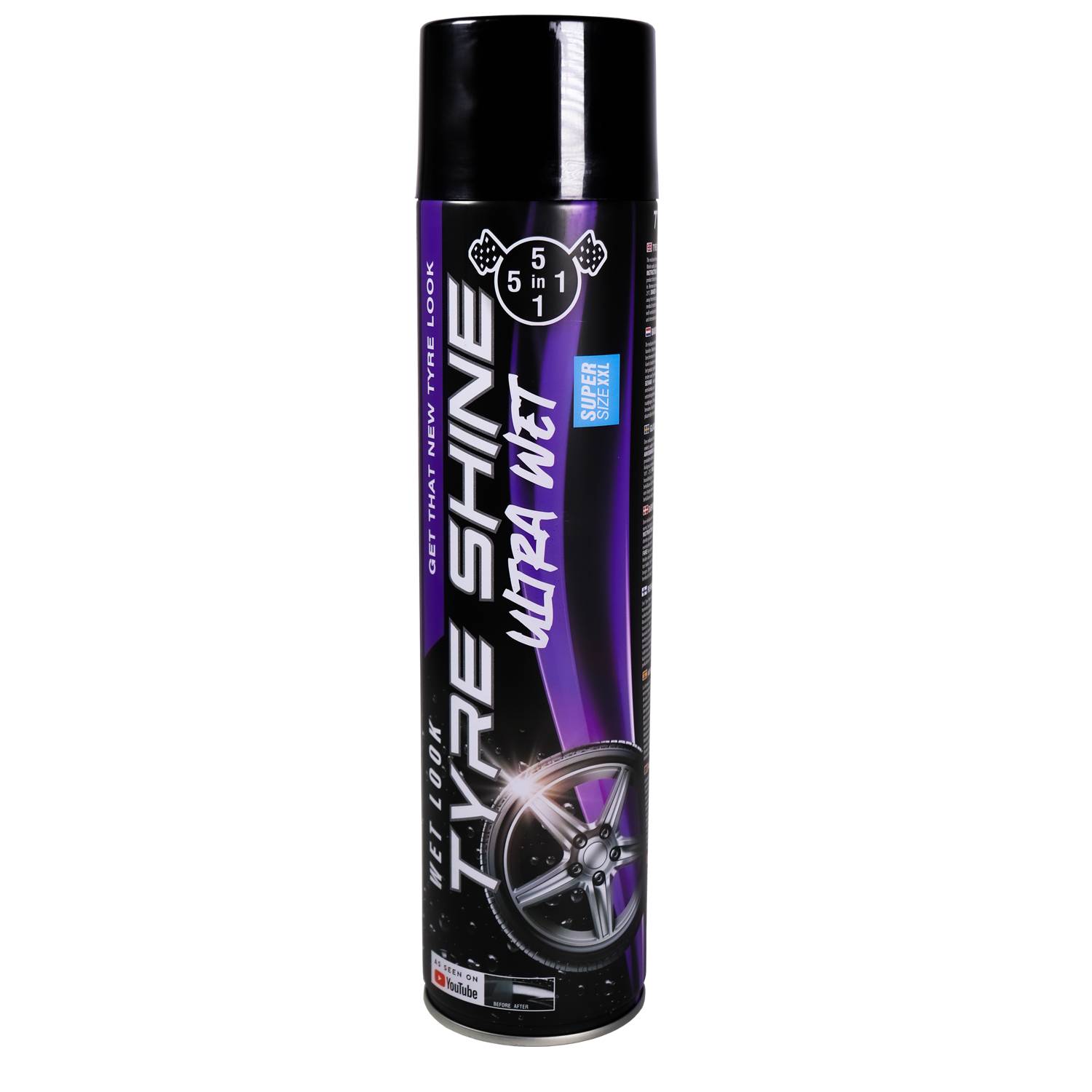 5in1 Ultra Wet Tyre Shine bandenglans 650ml-0