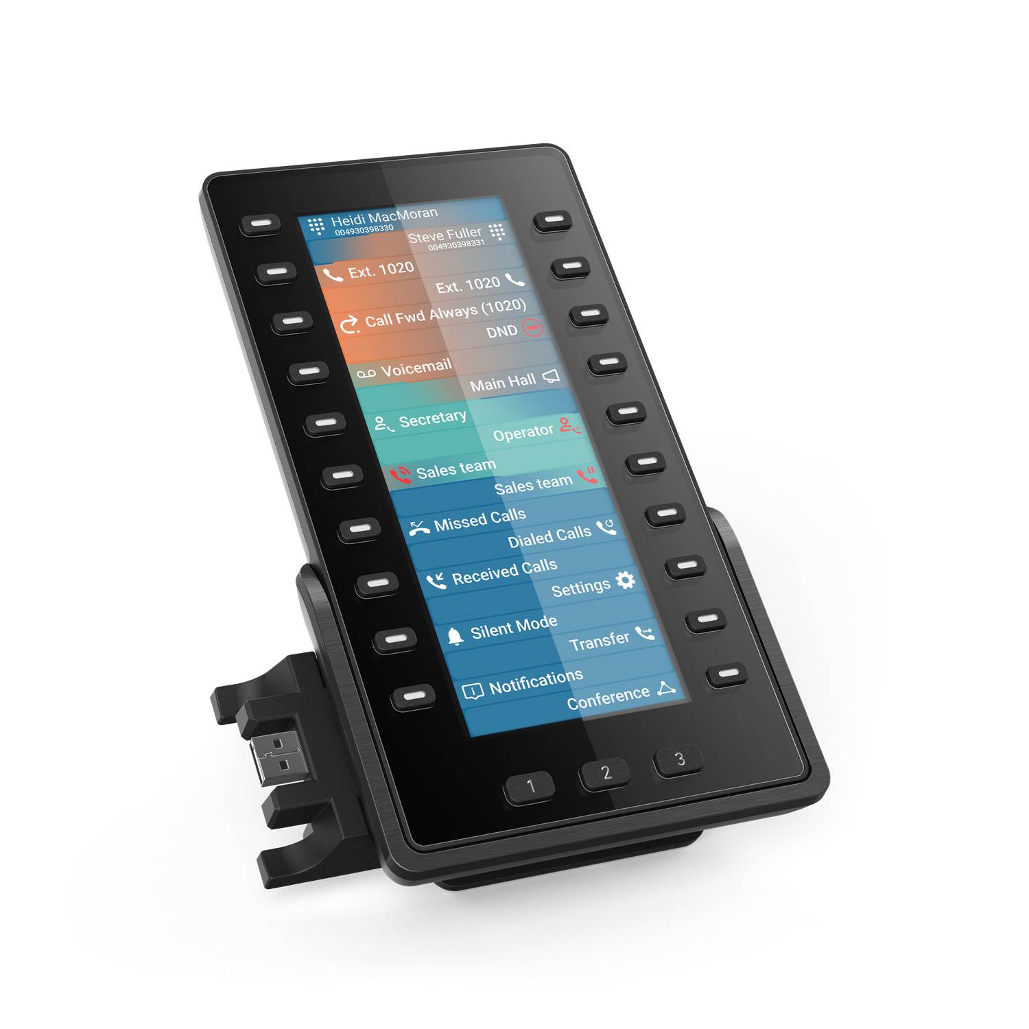 Snom D8C Tastenerweiterung USB für D865 D862 und D815W (00004562)-3