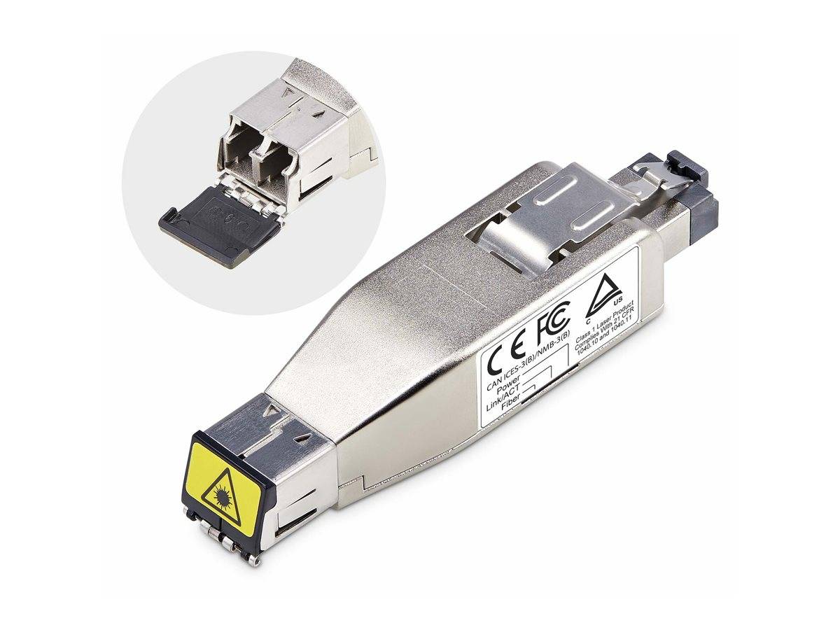 StarTech.com Gigabit Fiber naar RJ45 Ethernet Media Converter Micro Mini D01ML55P-FIBER-MEDIA-2