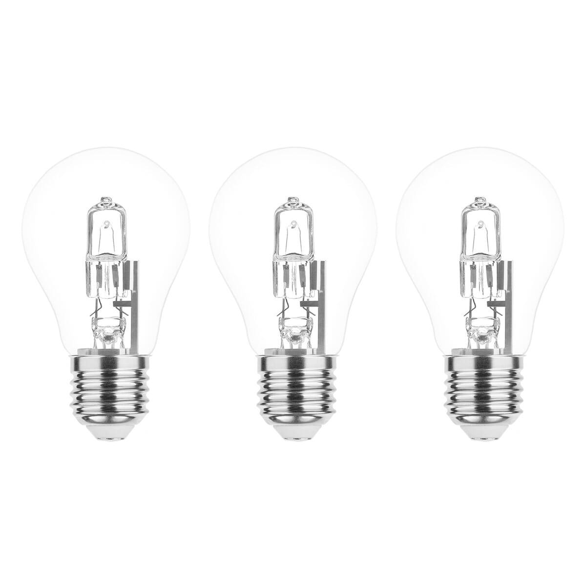Modee E27 Halogeen Lamp Dimbaar 70W ECO - 1179lm - 2700K - Warm Wit - ECO Halogeen Globe A55 - 3 stuks-0