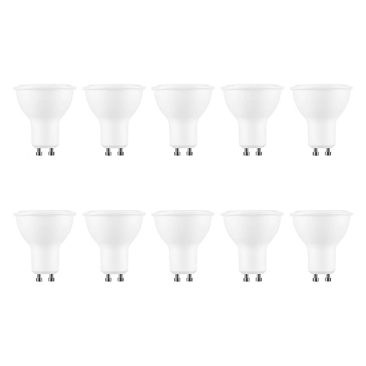 Modee GU10 LED Lamp 3W - 250lm - 6000K - Daglicht Wit - LED Spot - Vervangt 25W Halogeen Gloeilamp - 10 stuks-0