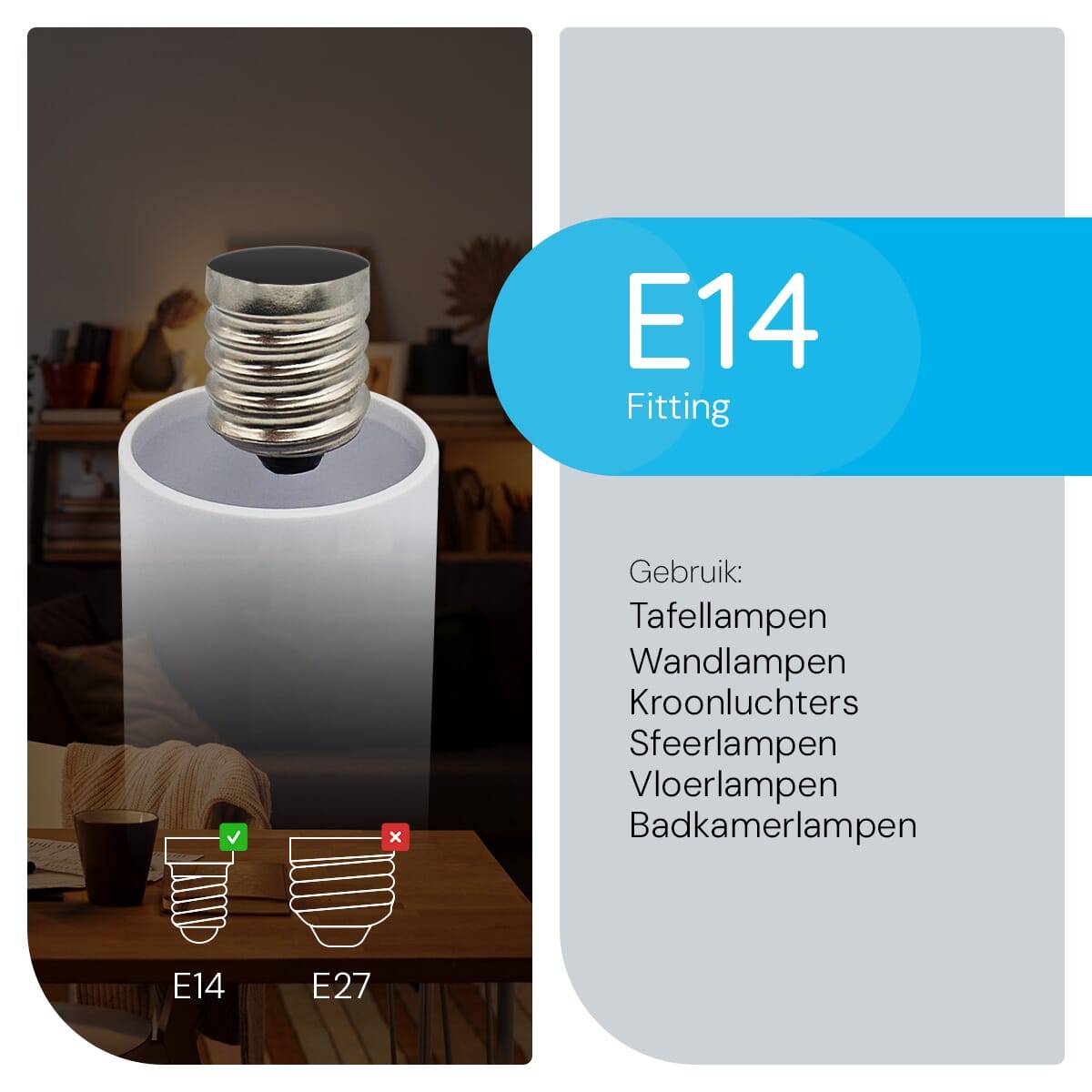 Modee E14 LED Lamp 4W - 360lm - 1800K - Warm Wit - LED Filament Amber Kaarslamp B35 - Vervangt 33W Halogeen Gloeilamp-2