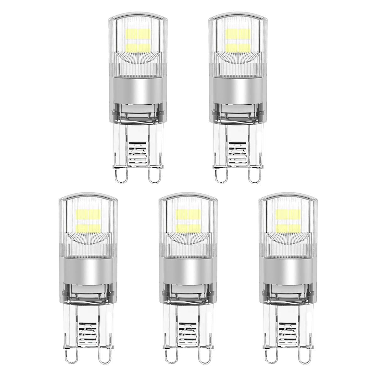 Modee LED Lamp G9 - 1.9W 2700K 200 LM 230V - LED Lamp insteek - Warm Wit - 5 stuks-0