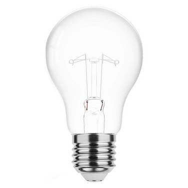 Technik E27 Wolfraam-Gloeilamp Dimbaar 40W - 2700K - Warm Wit - Gloeilamp Globe A55