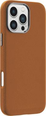 eSTUFF iPhone 16 Pro INFINITE VENICE Magnetische Leren Hoes - Bruin - 86% gerecycled plastic