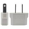 Orbit Electronic Reisstekker EU-USA/Canada - Type C/E/F naar A/B - Ongeaard - 2.5A - 600W - Wit - 2 stuks
