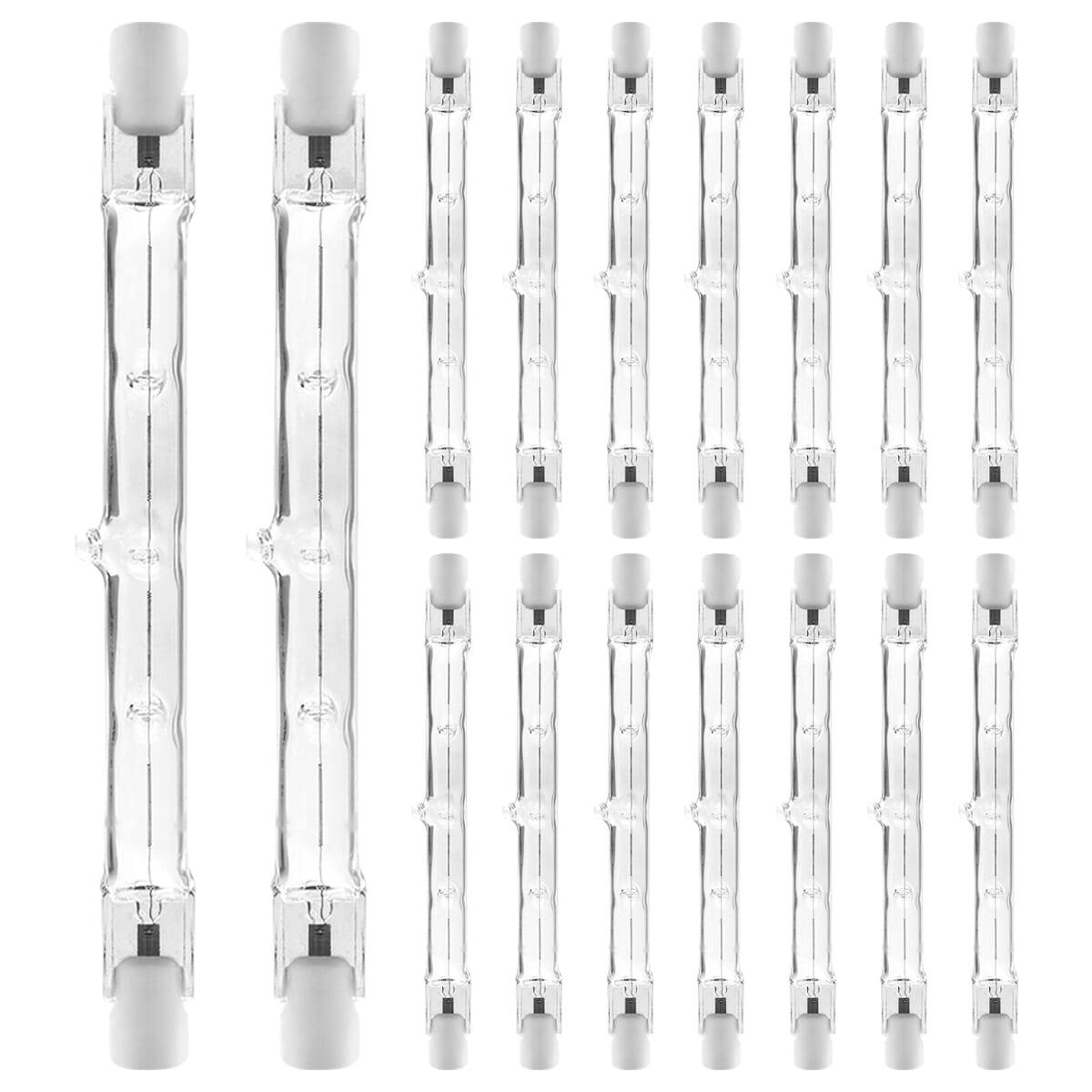 Modee Halogeenlamp R7s Dimbaar - 120W 2700K 2250lm 230V - Staaflamp - 118mm - Warm Wit - 16 stuks-0
