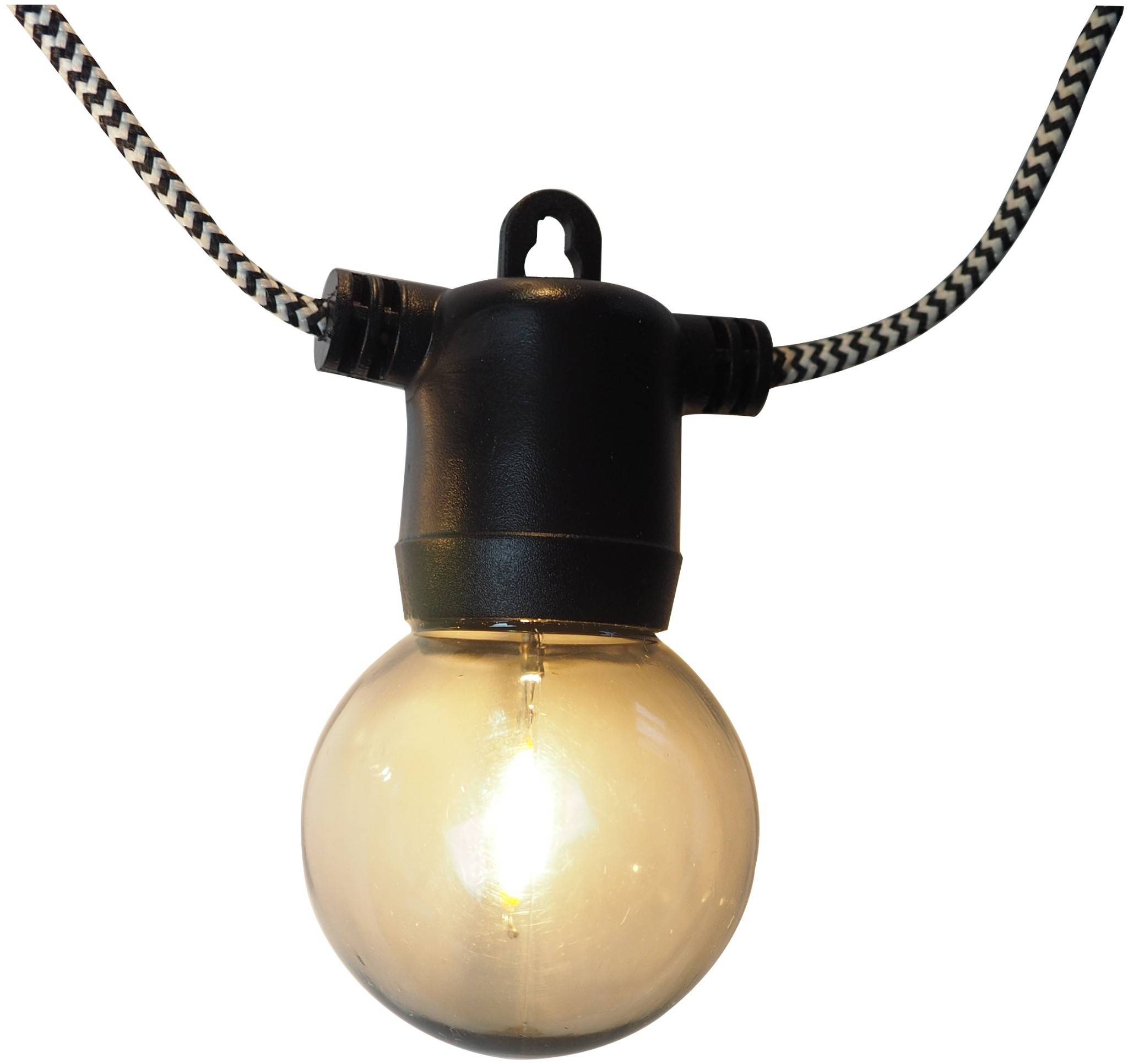 Avide Lichtsnoer 5 Meter - Buiten en Binnen - 6W - 220-240V - 10 Warm Matte Lichtbollen - Verlengbaar - Warm Wit Licht-1