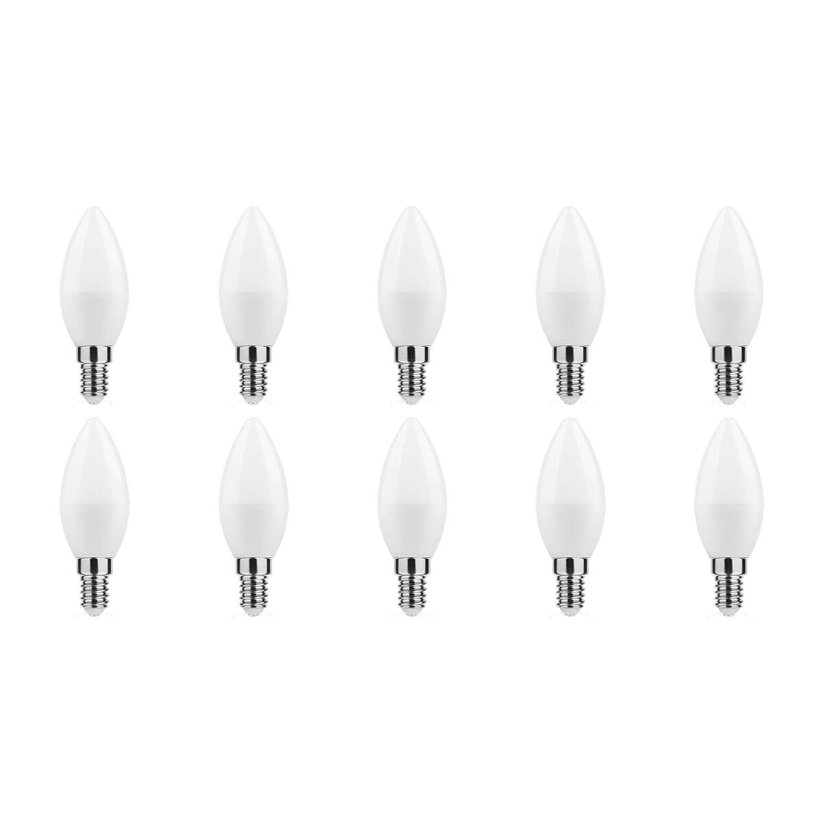 Technik E14 LED Lamp 4.9W - 490lm - 4000K - Neutraal Wit - LED Kaarslamp B35 - Vervangt 45W Halogeen Gloeilamp - 10-0