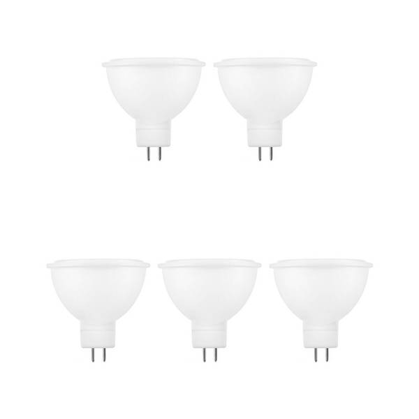 Modee GU5.3 LED Lamp 5W - 450lm - 6000K - Daglicht Wit - LED Spot MR16 - Vervangt 35W Halogeen Gloeilamp - 5 stuk
