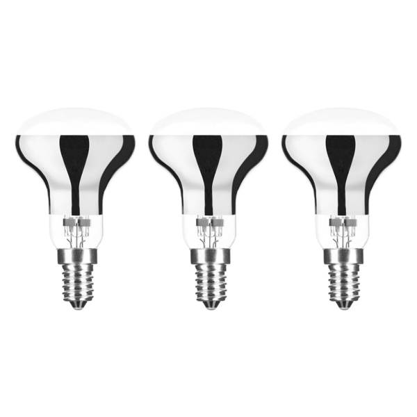 Modee E14 Halogeen Lamp Dimbaar 28W ECO - 370lm - 2700K - Warm Wit - ECO Halogeen Reflectorlamp R50 - 3 stuks