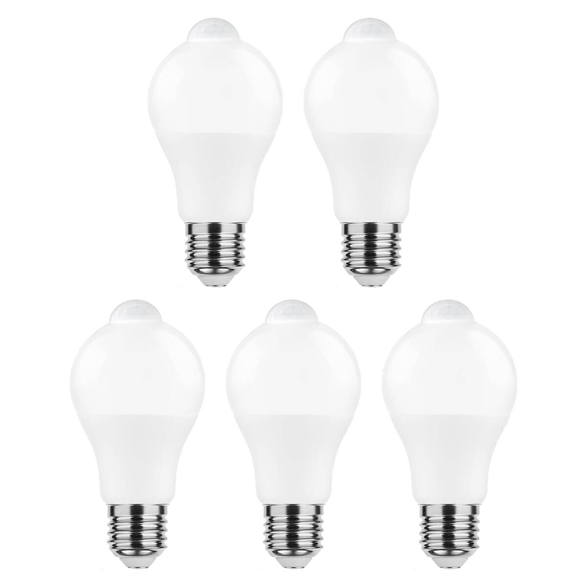 Modee E27 LED Lamp 8.8W met Bewegingssensor - 806lm - 4000K - Neutraal Wit - Globe A60 - Vervangt 60W Halogeen Gloeilamp-0