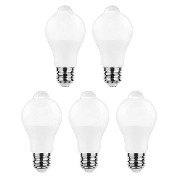 Modee E27 LED Lamp 8.8W met Bewegingssensor - 806lm - 4000K - Neutraal Wit - Globe A60 - Vervangt 60W Halogeen Gloeilamp