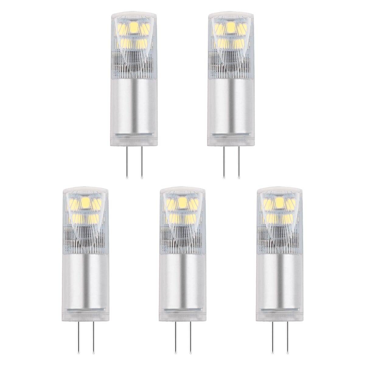 Modee LED Lamp G4 - 2.4W 4000K 275 LM 12V - LED Lamp insteek - Wit Licht - 5 stuks-0