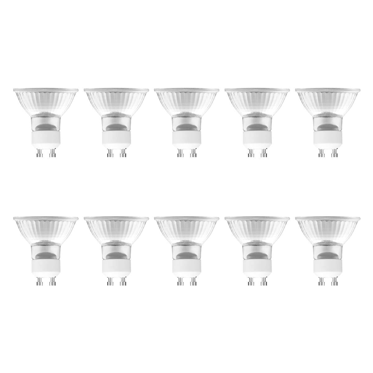 Modee GU10 Halogeen Lamp Dimbaar 42W ECO - 630lm - 2700K - Warm Wit - ECO Halogeen Spot - 10 stuk-0