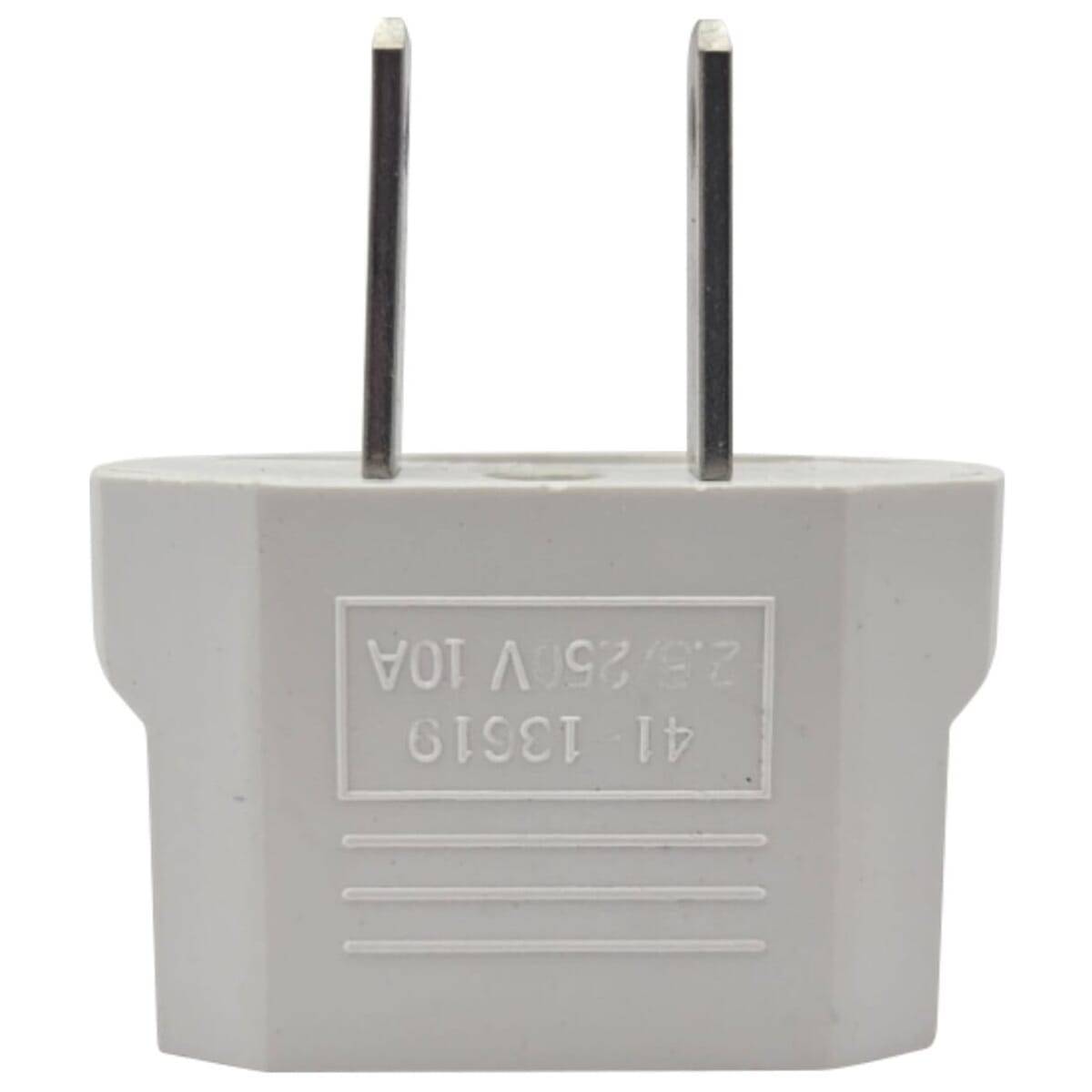 Orbit Electronic Reisstekker EU-USA/Canada - Type C/E/F naar A/B - Ongeaard - 2.5A - 600W - Wit-0