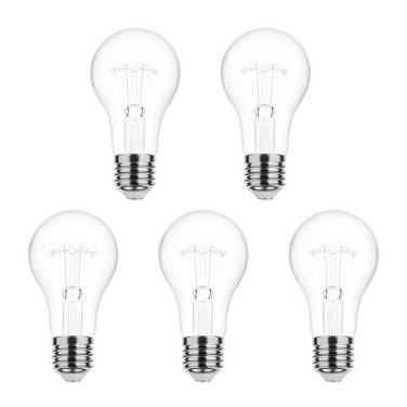 Technik E27 Wolfraam-Gloeilamp Dimbaar 200W - 2700K - Warm Wit - Gloeilamp Globe A70 - 5 stuks