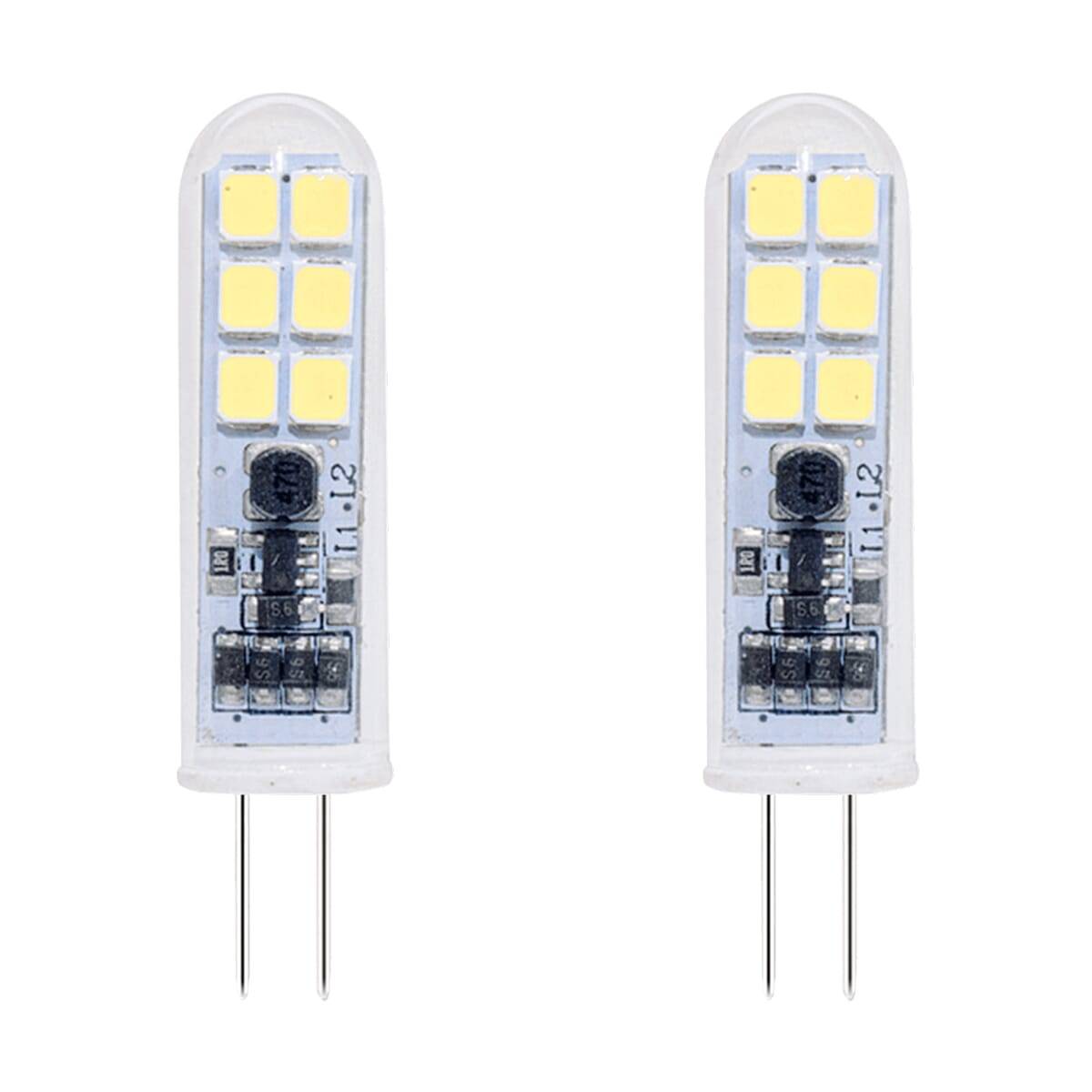 Modee LED Lamp G4 - 2W 4000K 190 LM 12V - LED Lamp insteek - Wit Licht - 2 stuks-0