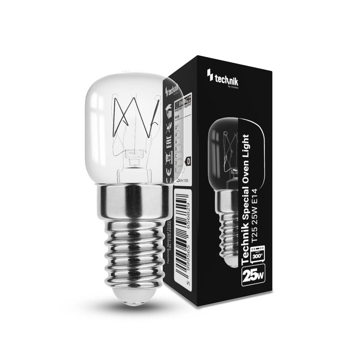 Technik Ovenlamp E14 25W - 2700K 150lm 230V - Helder - Dimbaar - Warm Wit licht-1