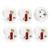 Reisstekker EU-Engeland/Ierland - Type C/E/F naar G - Geaard - 2.5A - 600W - Wit - 5 stuks