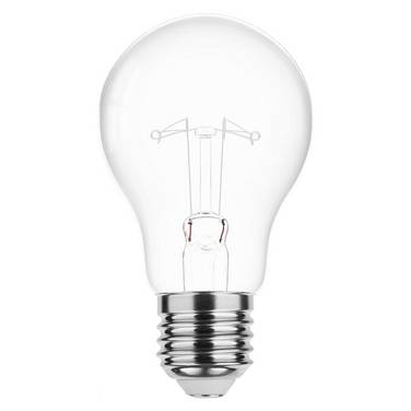 Technik E27 Wolfraam-Gloeilamp Dimbaar 75W - 2700K - Warm Wit - Gloeilamp Globe A55