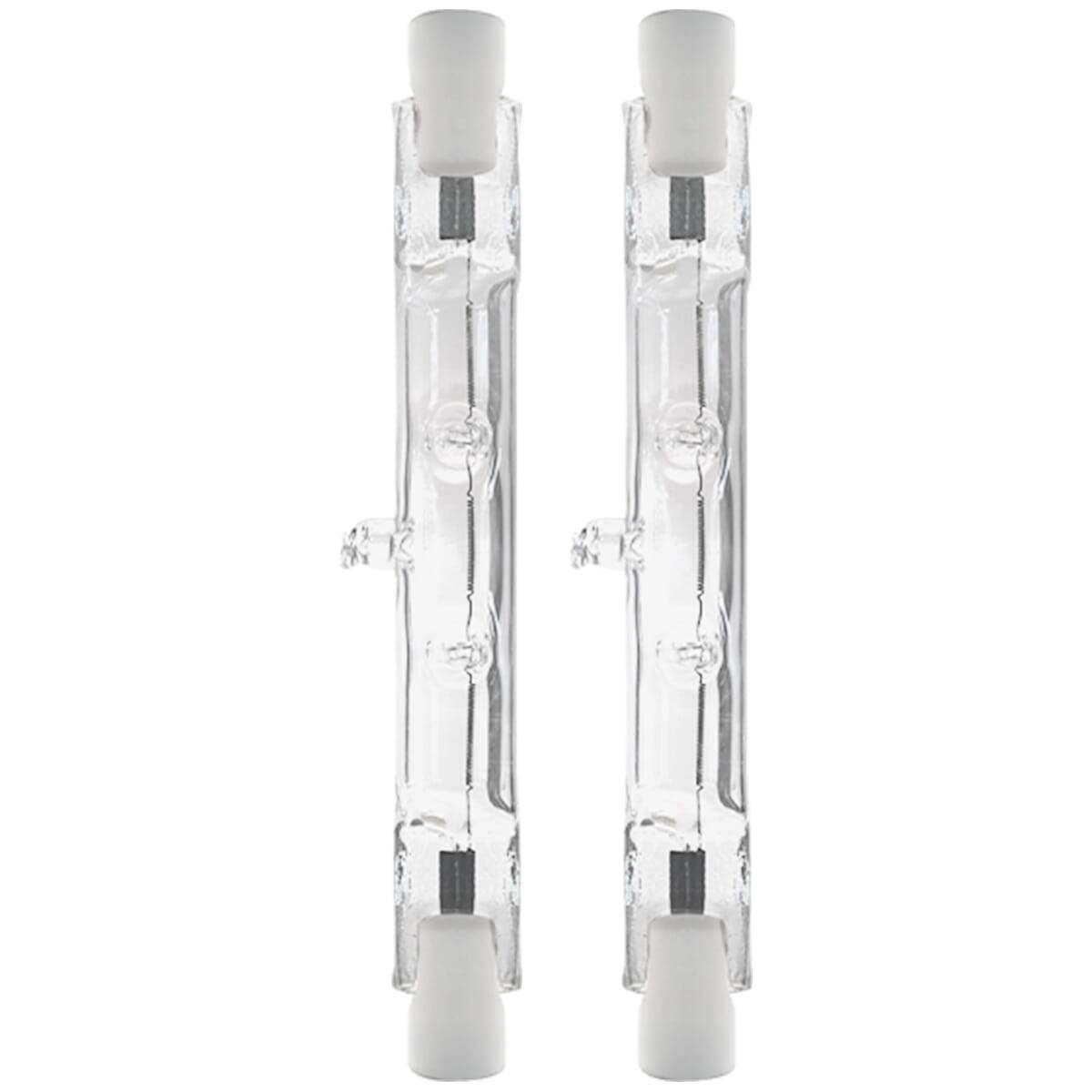 Modee Halogeenlamp R7S - 80W 2700K 1400 LM 230V - Staaflamp - 78mm - Warm Wit - 2 stuks-0