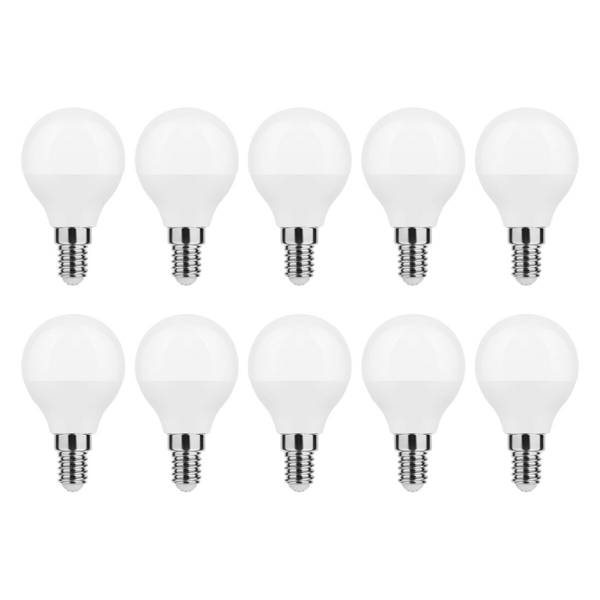 Modee E14 LED Lamp 4.9W - 470lm - 6000K - Daglicht Wit - LED Globe Mini P45 - Vervangt 40W Halogeen Gloeilamp - 10 stuks