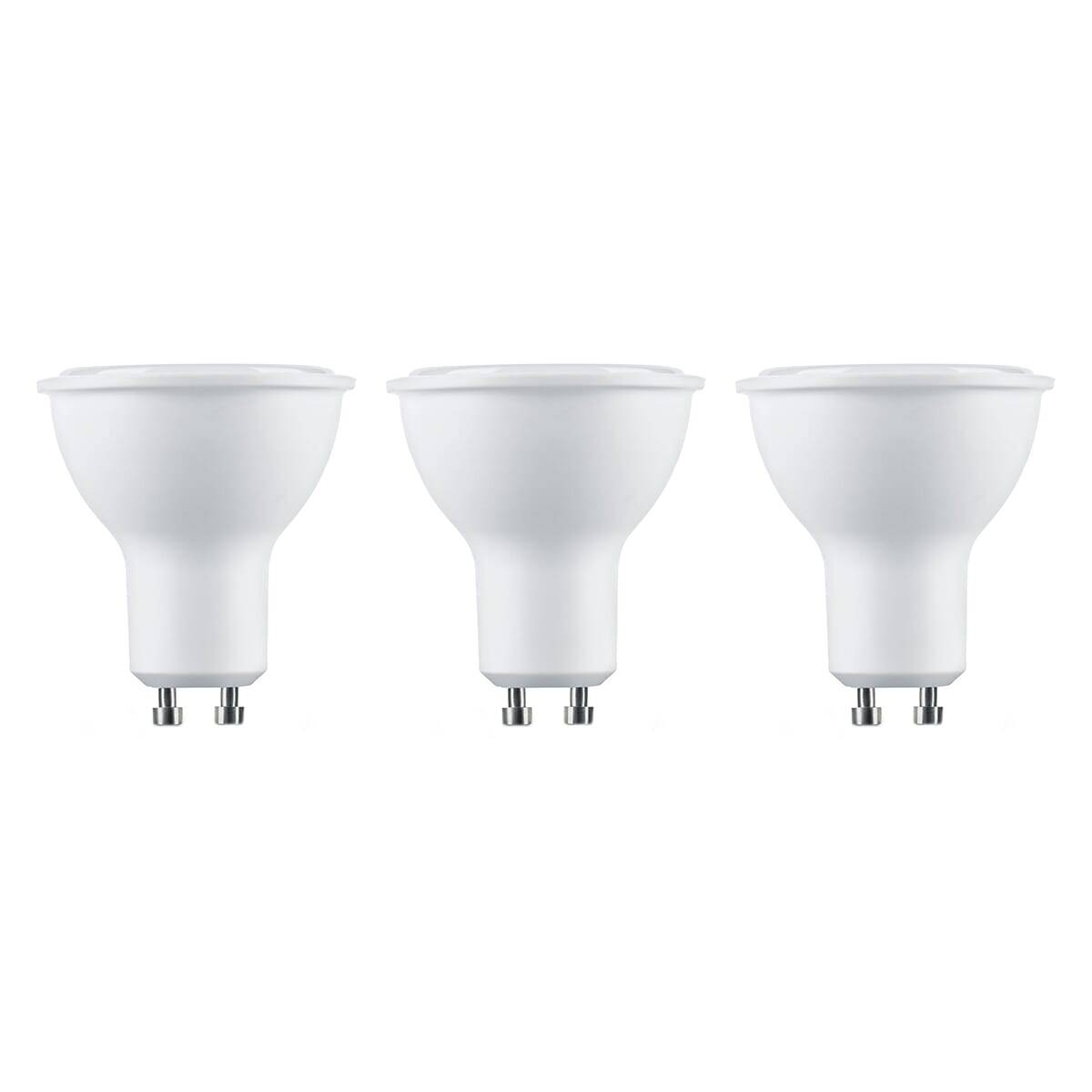 Technik GU10 LED Lamp 7W - 520lm - 6000K - Daglicht Wit - LED Spot - Vervangt 45W Halogeen Gloeilamp - 3 stuk-0