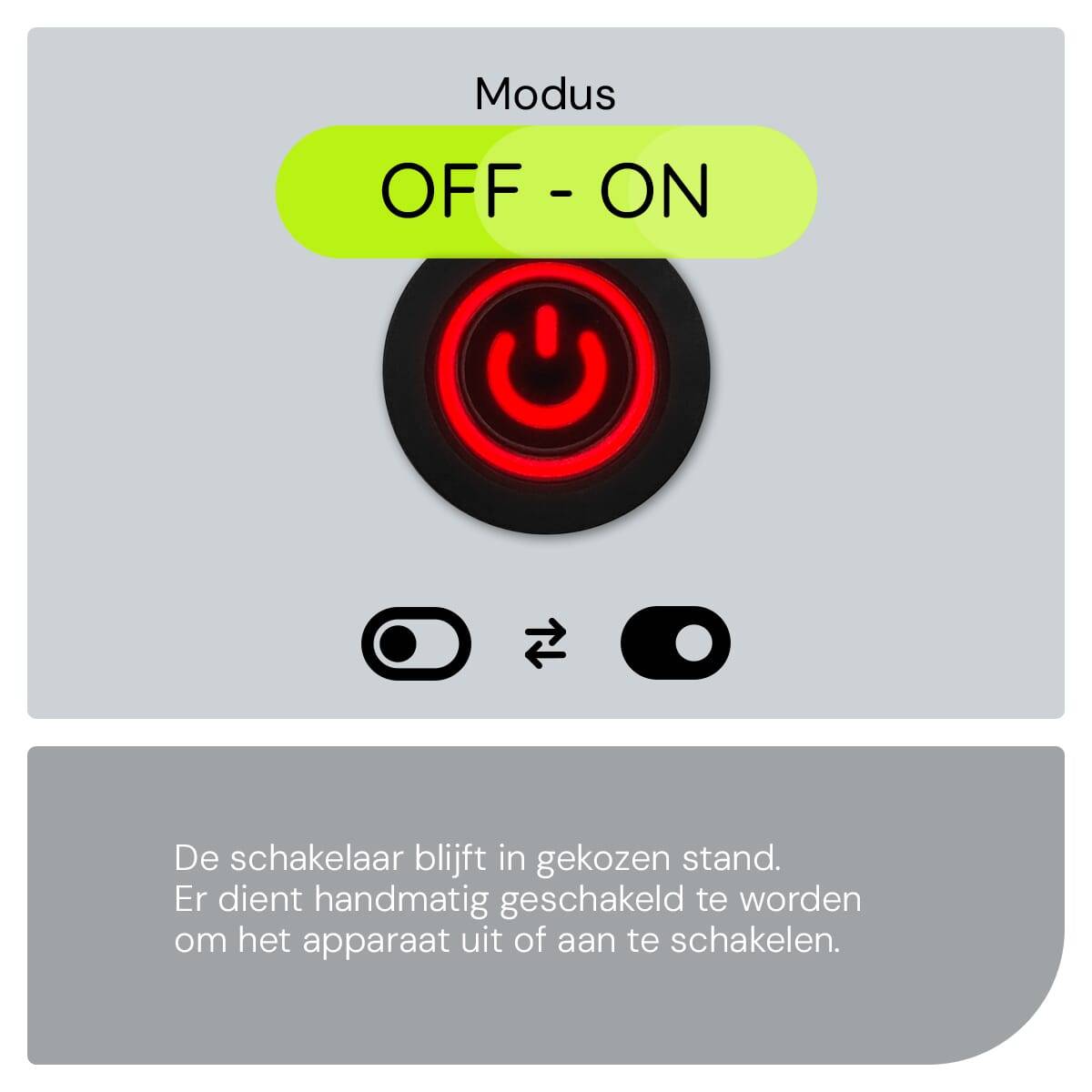 ProRide Metalen Drukschakelaar 220V ON-OFF - 12mm - Aan/uit schakelaar met Aansluitkabel - Spatwaterdicht - LED-4