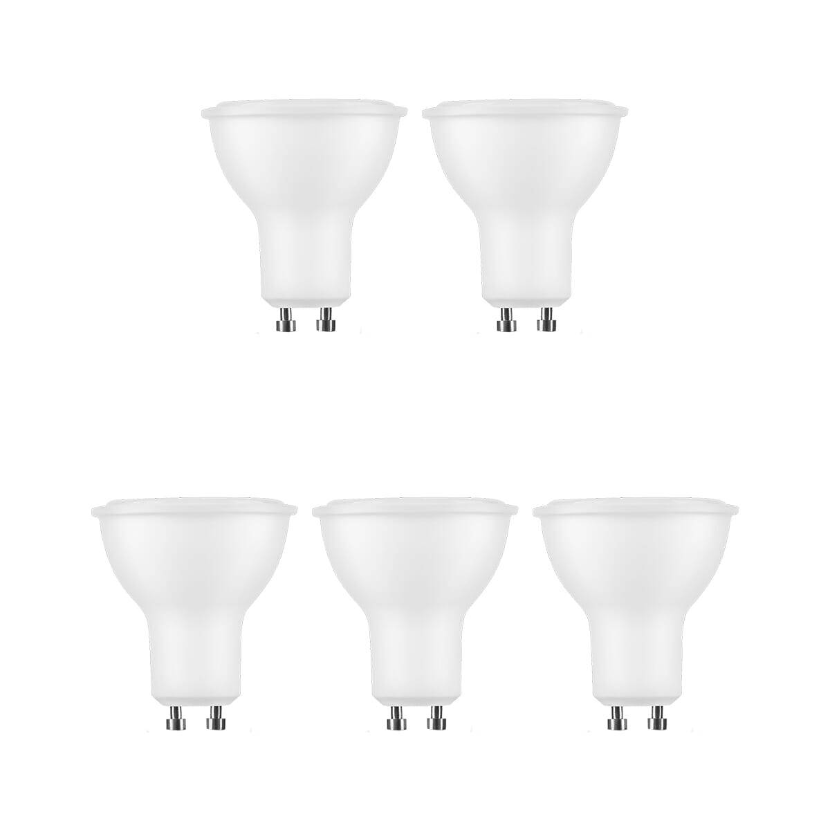 Modee GU10 LED Lamp 7W - 700lm - 2700K - Warm Wit - LED Spot - Vervangt 54W Halogeen Gloeilamp - 5 stuks-0