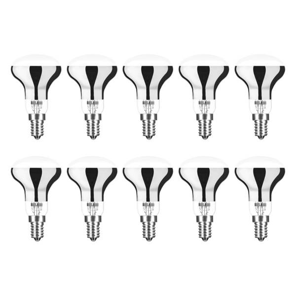 Modee E14 Halogeen Lamp Dimbaar 28W ECO - 370lm - 2700K - Warm Wit - ECO Halogeen Reflectorlamp R50 - 10 stuks