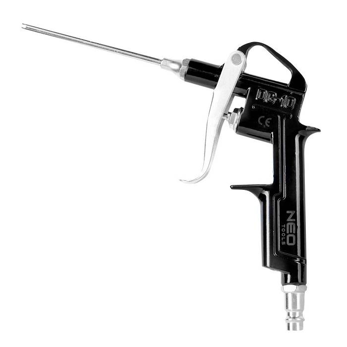 NEO TOOLS NEO-14-710 Blaaspistool; lang; 96mm; Pneumatische aansluiting: 1/4" - 1 stuk-0