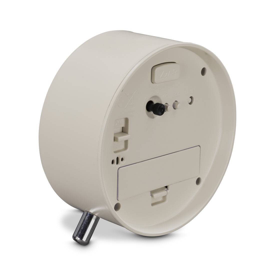 Hama Flores analoge radiogestuurde wekker, stil, grijs/beige 222229-2