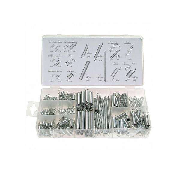 WEBER TOOLS Assortiment Trekveer & drukveren (200 st) veer assortiment