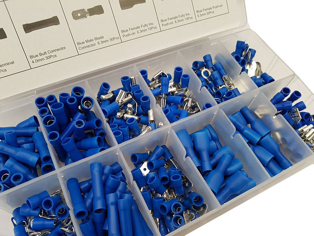 Assortiment Kabelverbinders blauw 280 delige-1