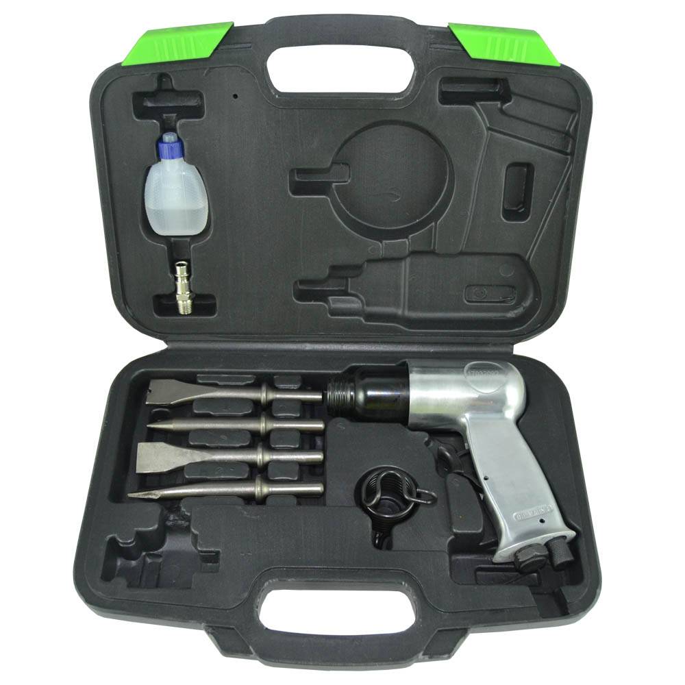 JBM 1/4" Luchtbeitel hakhamer set-0