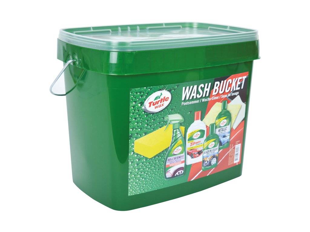 TURTLE WAX Care care schoonmaak set met emmer voor auto-1