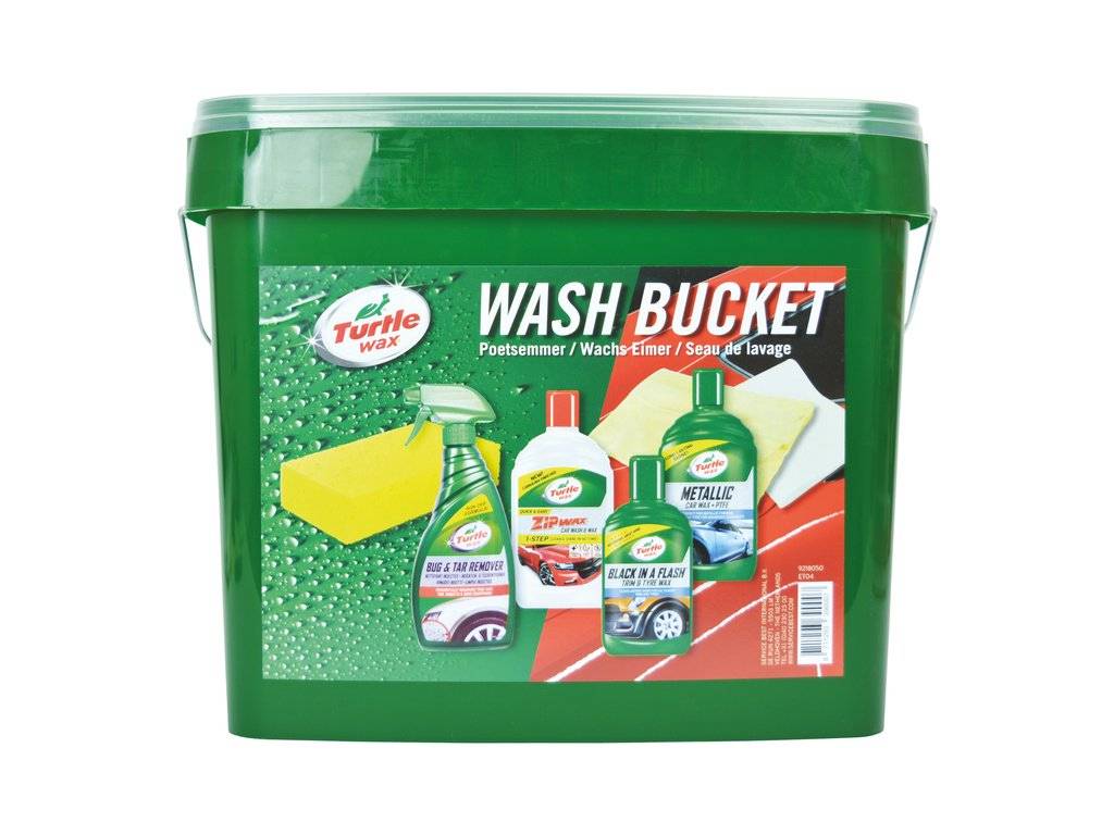 TURTLE WAX Care care schoonmaak set met emmer voor auto-2