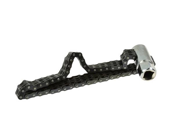GEKO 1/2" Oliefiltersleutel met dubbele ketting tot 130 mm