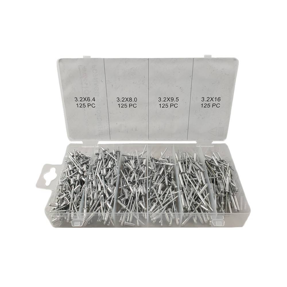 WEBER TOOLS Assortiment popnagels (500 st)-0