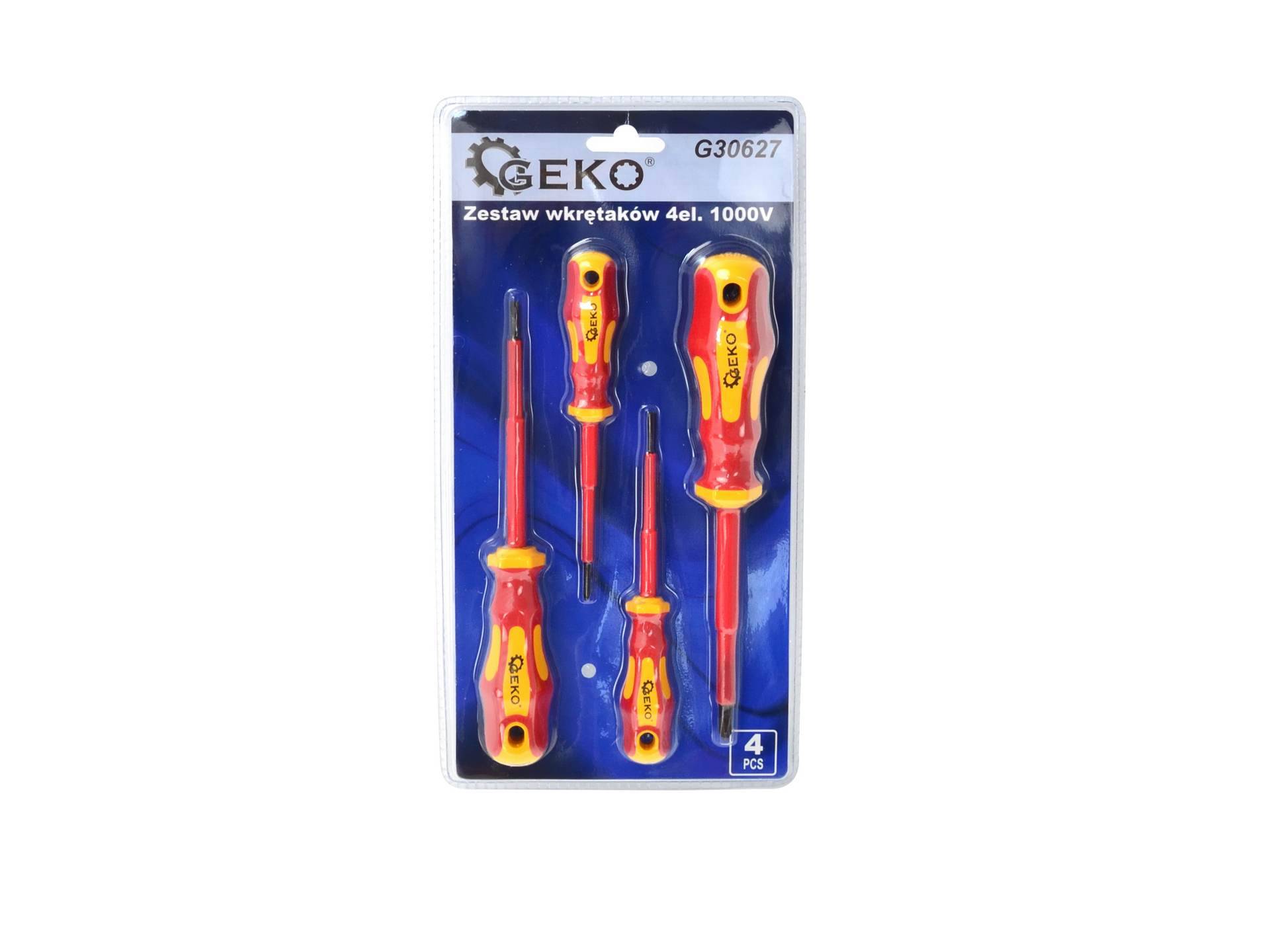 GEKO VDE Schroevendraaier set 1000V-1