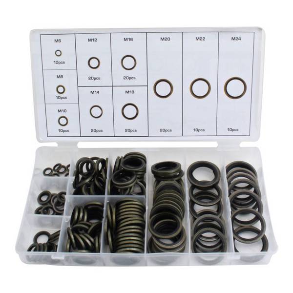 ASTA Assortiment Multiseal carterplug ringen 150-delig