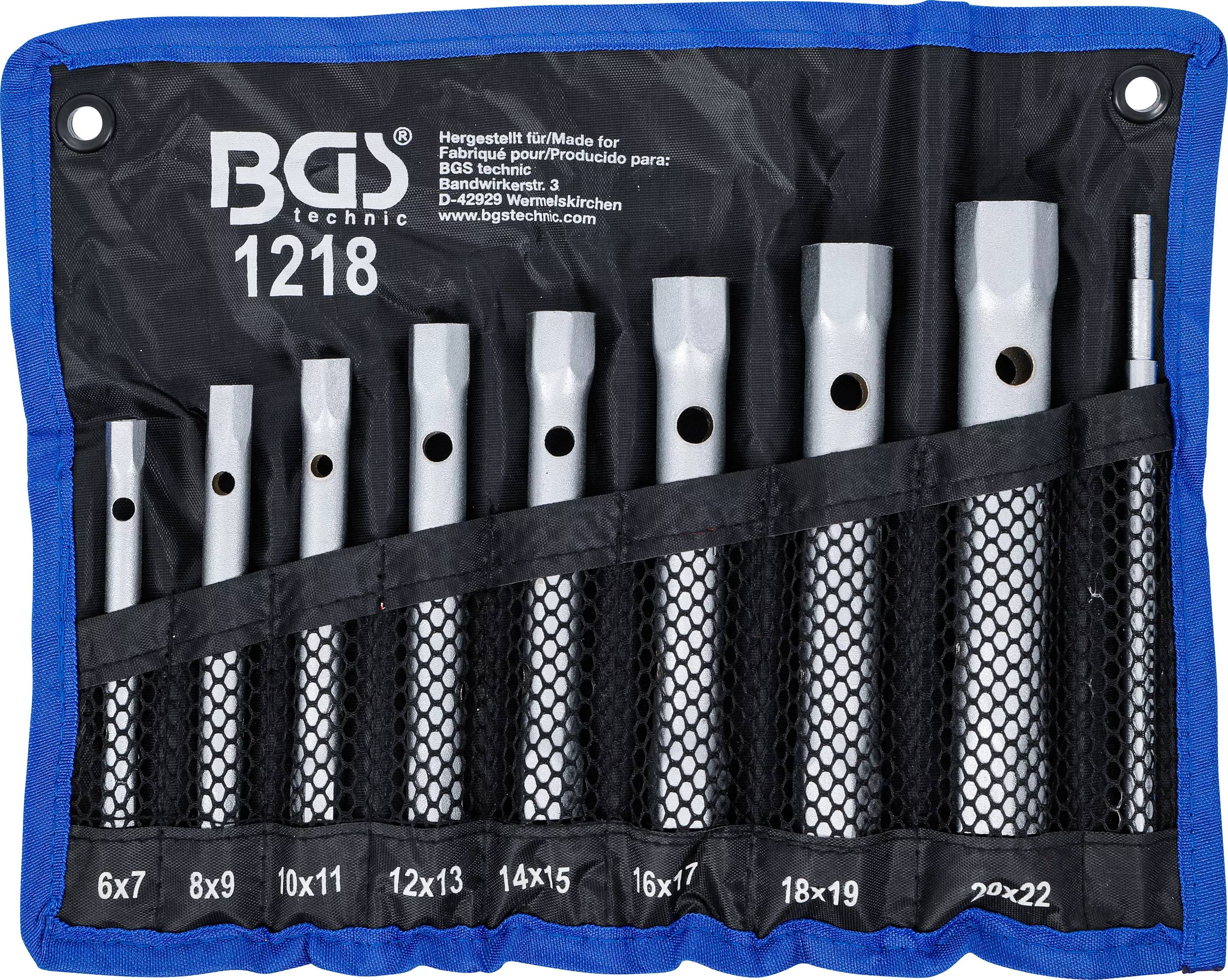 BGS Pijpsleutelset (6-22 mm) 8-delig-0