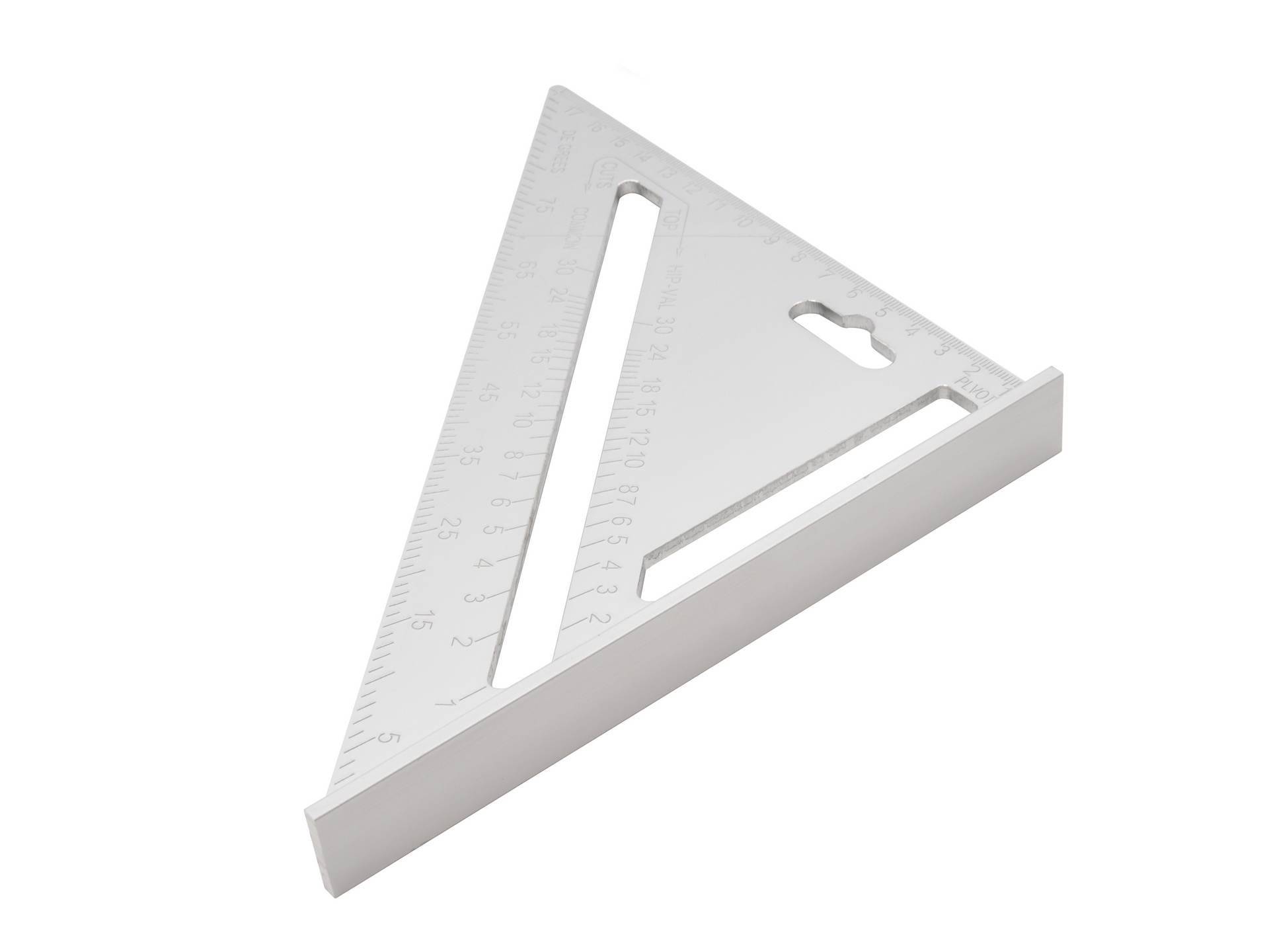 GEKO Aluminium winkelhaak meetdriehoek 185x185x260mm-1