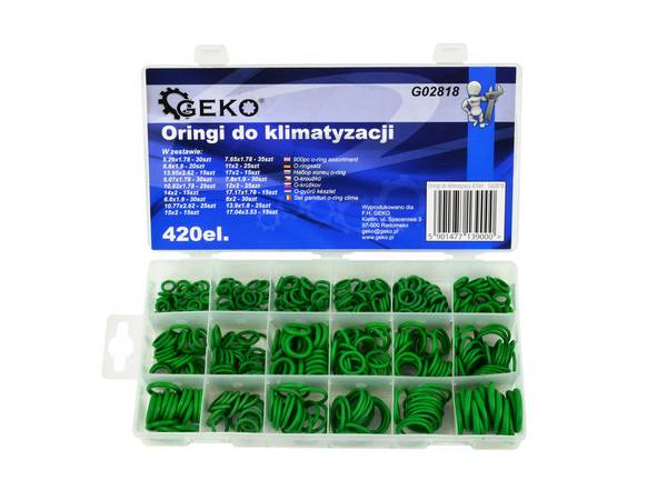 GEKO Assortiment airco o-ringen 420-delig